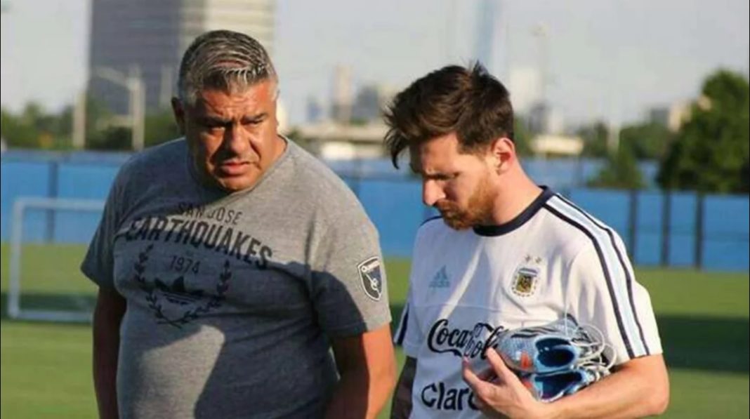 Tapia se reunió con Messi: 