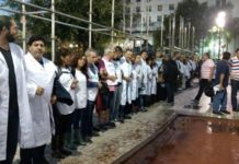 La versión de la Ciudad sobre desalojo a los docentes en la Plaza del Congreso