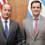 insaurralde junto al Encargado de Negocios de Estados Unidos