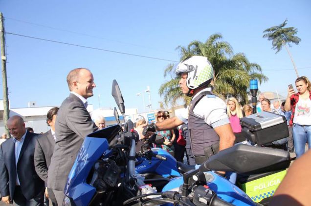 Insaurralde inauguró junto a Ritondo una nueva base de Policía Local