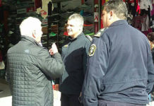 Perroni recorrió Lomas y dialogó con los comerciantes en materia de seguridad Perroni recorrió Lomas
