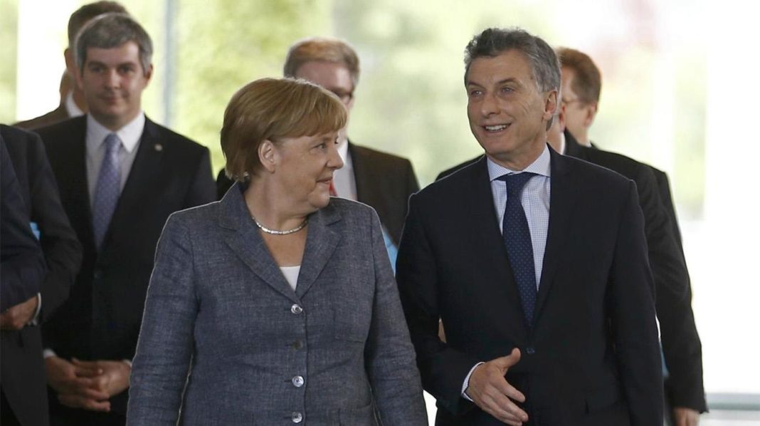 Angela Merkel comenzó su visita oficial en Argentina