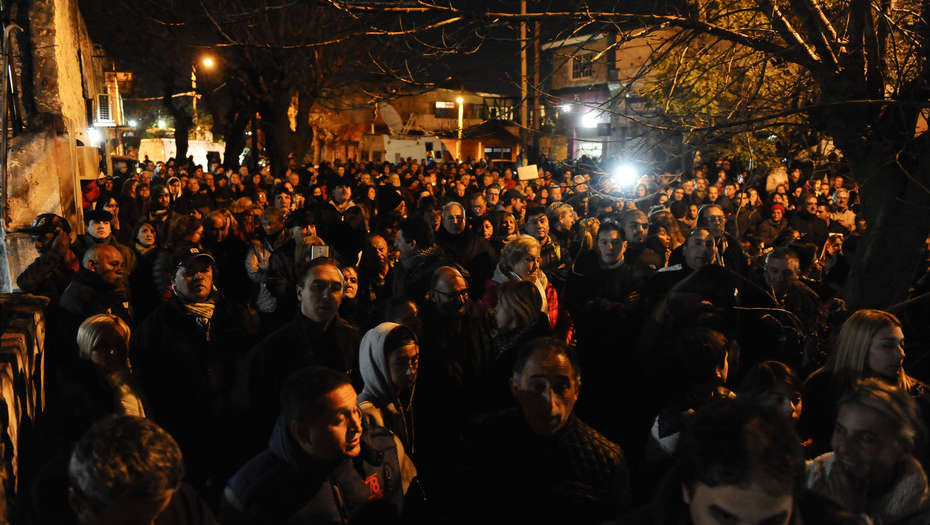 Marcha por la seguridad en Lomas de Zamora