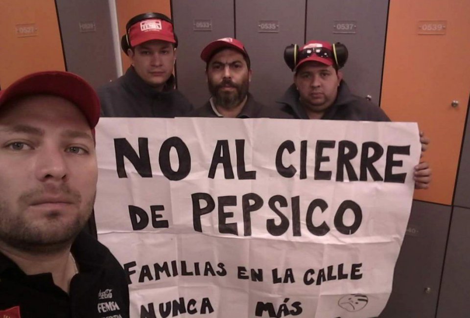 Trabajadores de Pepsico cortaron la 9 de Julio