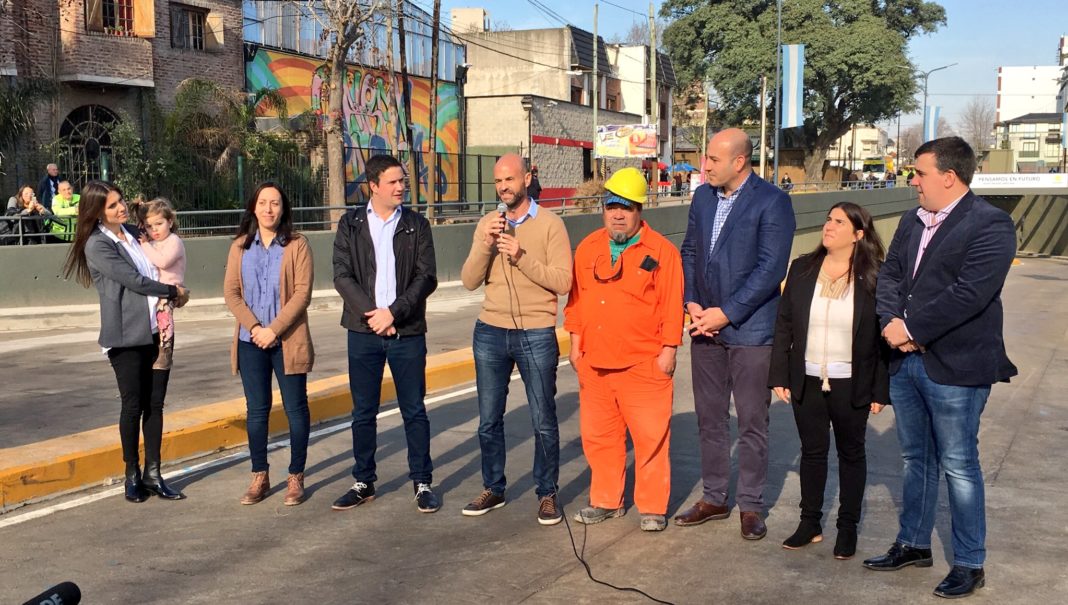 Molina y Dietrich inauguran importantes obras viales en Bernal