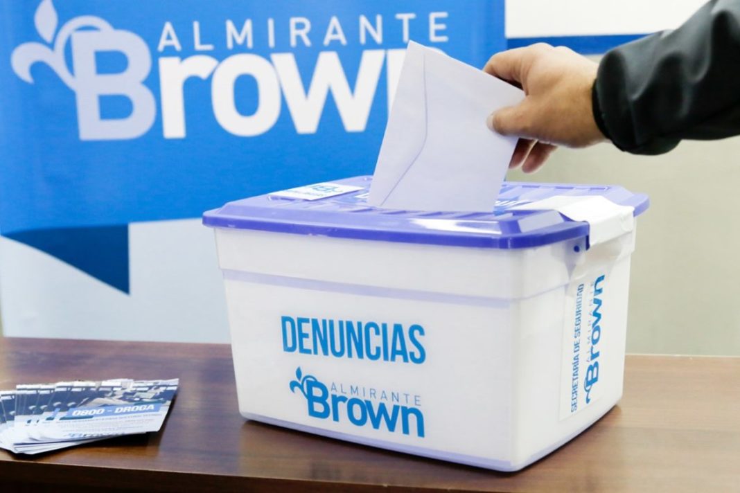 Los vecinos de Almirante Brown podrán denunciar venta de droga