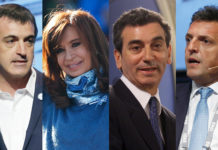 Así serán los cierre de campaña de Cristina, Bullrich, Massa y Randazzo