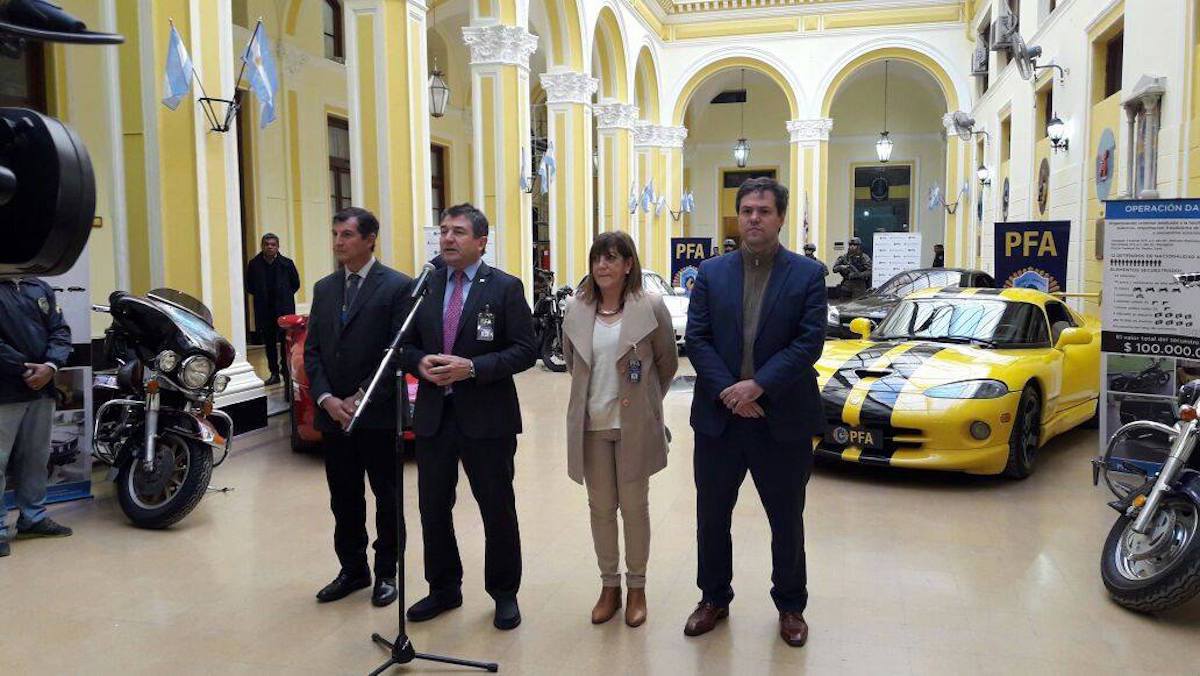 Operación daytona, policía federal argentina