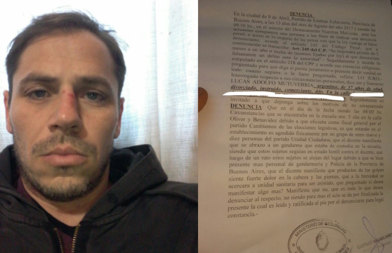 Denuncian agresiones a un fiscal de Cambiemos en Esteban Echeverría