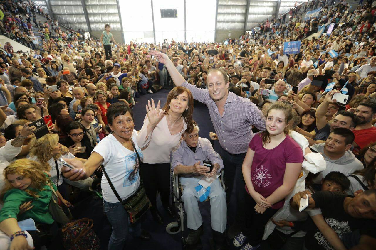 Cristina en lomas de zamor, cristina kirchner, lomas de zamora, martin insaurralde