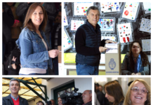 Las fotos de la votación de los candidatos y políticos