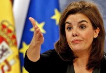 La vicepresidenta de España asumió la presidencia de Cataluña