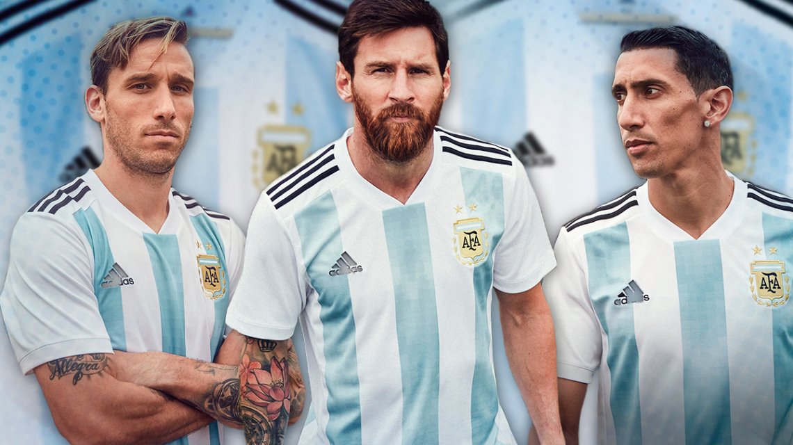 nueva camiseta de la selección argentina