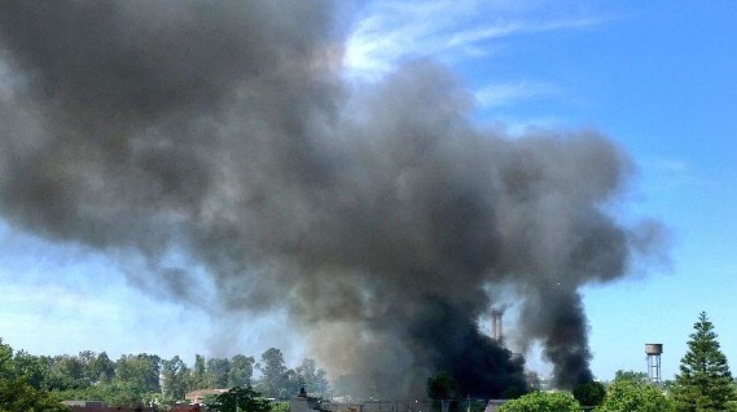 bernal, incendio, deposito judicial