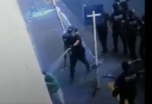 Incidentes en el Congreso: Identificaron al policía que roció con gas pimienta a un jubilado