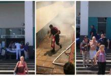 Principio de incendio en el Hospital Santojanni Principio de incendio en el Hospital Santojanni