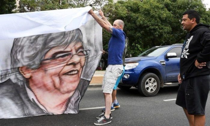 marcha 21f, huyo moyano, marcha contra macri