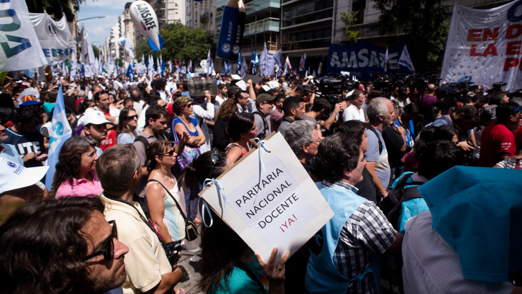 conflicto docente, suteba, ctera