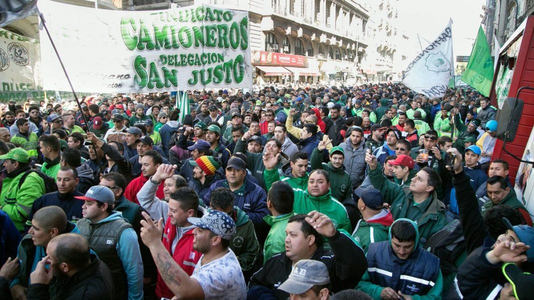 marcha 21f, camioneros,