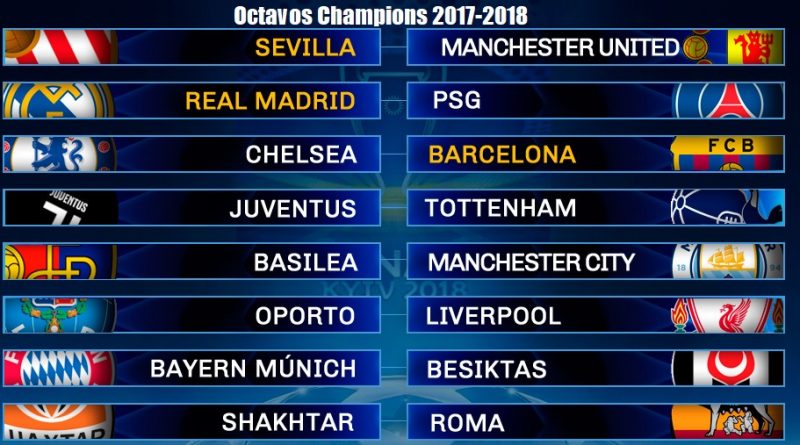 octavos champions league