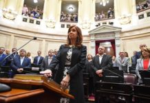 Cristina Kirchner no asistió al Congreso para el discurso de Macri Cristina Kirchner no asistió al Congreso