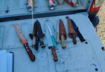 Supercopa Argentina: les secuestraron drogas, armas blancas y un hacha a hinchas de River Supercopa Argentina: les secuestraron drogas, armas blancas y un hacha a hinchas de River