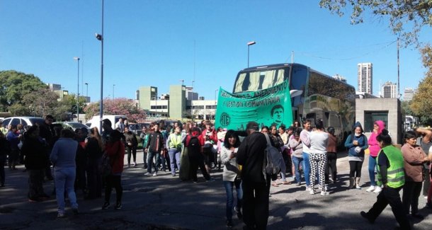 retiro, terminal de micros, villa 31, manifestación 