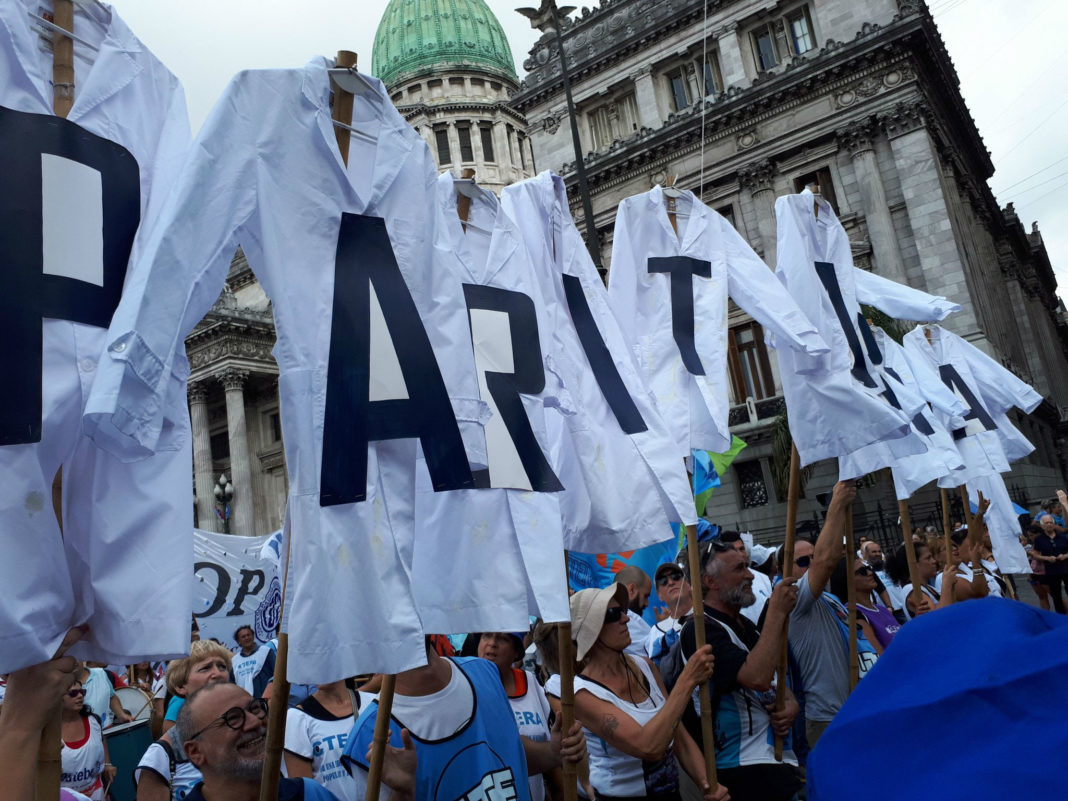 Comenzó la segunda jornada de paro nacional docente