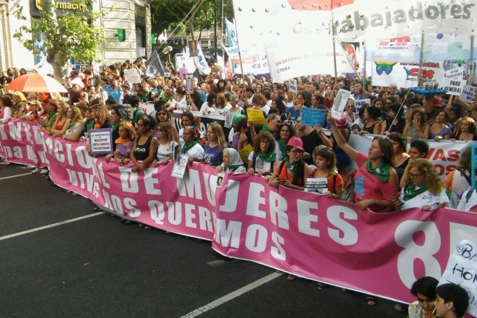 Paro internacional de mujeres en reclamo de sus derechos