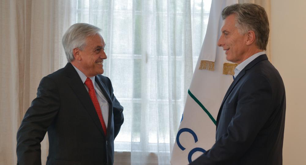 Macri y Piñera coincidieron en potenciar capacidades de la región