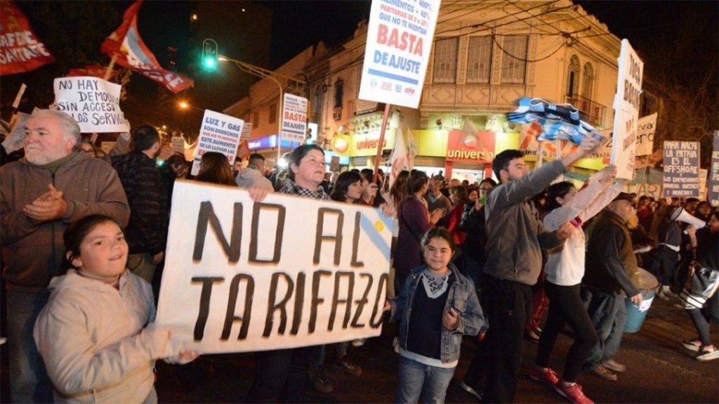 El "Ruidazo" se llevo a cabo en todo el país, en protesta a las subas.