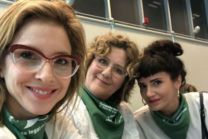 Actrices expusieron a favor de la despenalización del aborto