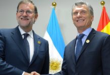 Rajoy apoyó la decisión de Macri de pedir apoyo financiero al FMI Rajoy apoyó a Macri por su decisión con el FMI