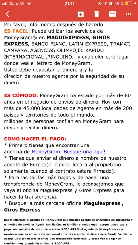 estafa, airbnb, alquileres truchos, airbnb argentina