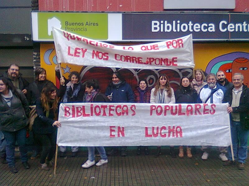 Bibliotecas populares en estado critico