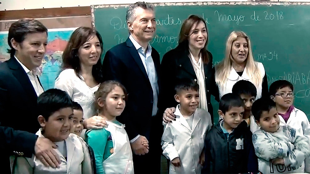 Macri y Vidal anunciaron un nuevo programa educativo 