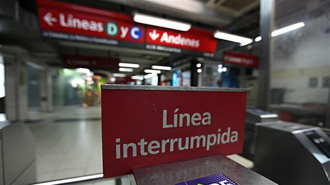 Paro en las líneas A, B y C de subtes