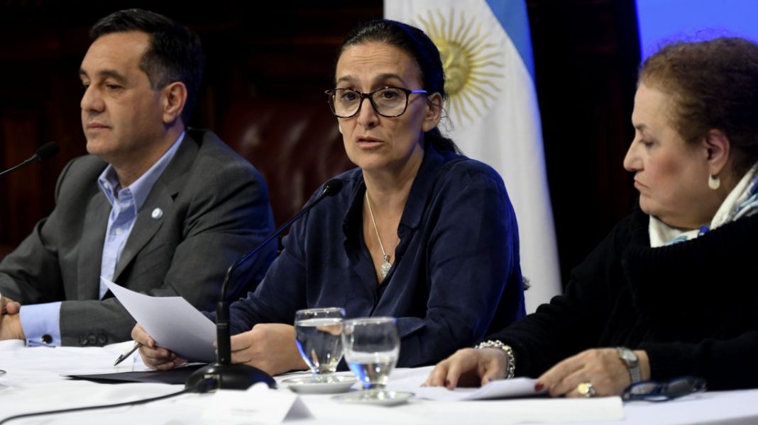 Gabriela Michetti dilata en el Senado la ley de despenalización del aborto
