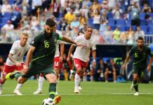Dinamarca y Australia igualaron 1 a 1