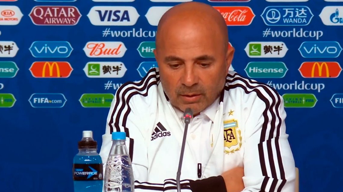 jorge sampaoli, selección argentina, dt argentina, conferencia de prensa