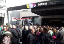 Los trabajadores de Télam toman los edificios de la agencia por los despidos Los trabajadores de Télam toman los edificios de la agencia por los despidos