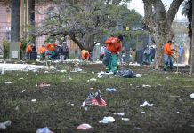 Larreta pedirá $4 millones a la Justicia por los daños en Plaza de Mayo tras la Marcha Federal Larreta pedirá $4 millones a la Justicia por los daños en Plaza de Mayo tras la Marcha Federal