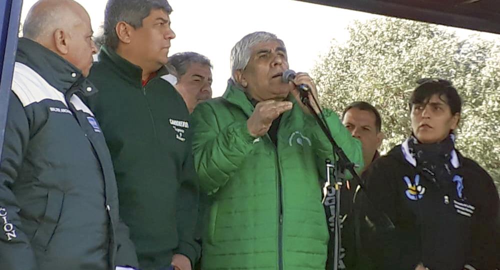 Moyano criticó al Gobierno de Macri y lanzó paro nacional de Camioneros