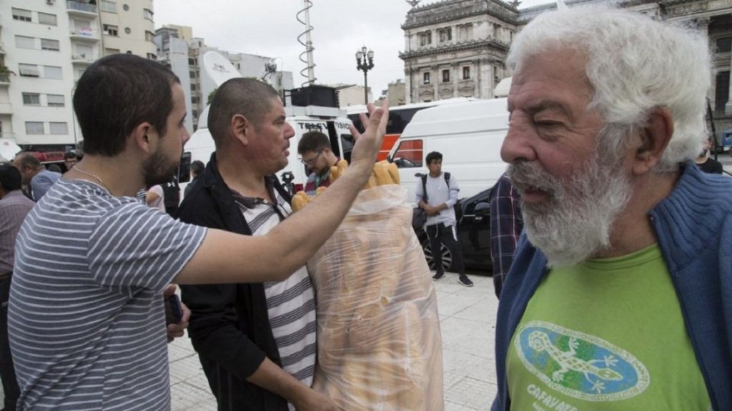 Panazo, la protesta de panaderos frente al Congreso: ¿el kilo de pan 90 pesos?