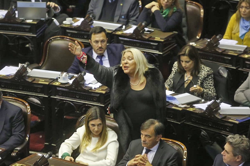 Elisa Carrió, furiosa tras la media sanción de la despenalización del aborto