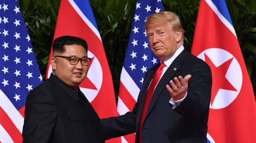 Kim se comprometió a desnuclearizar Corea del Norte y Trump le ofreció garantías de seguridad desde Estados Unidos