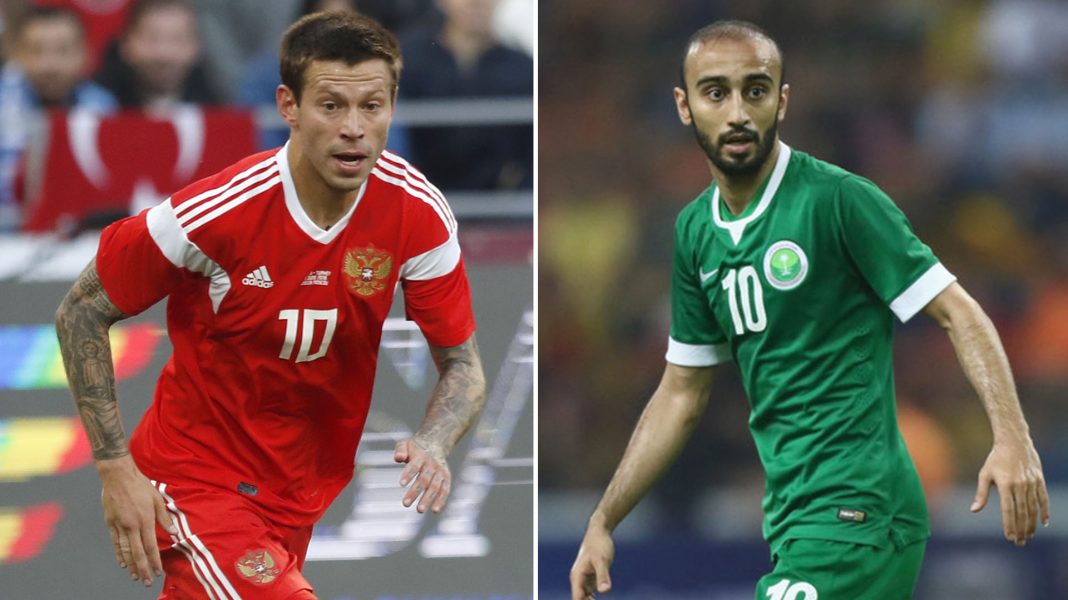 Rusia y Arabia Saudita dan comienzo al Mundial Rusia 2018