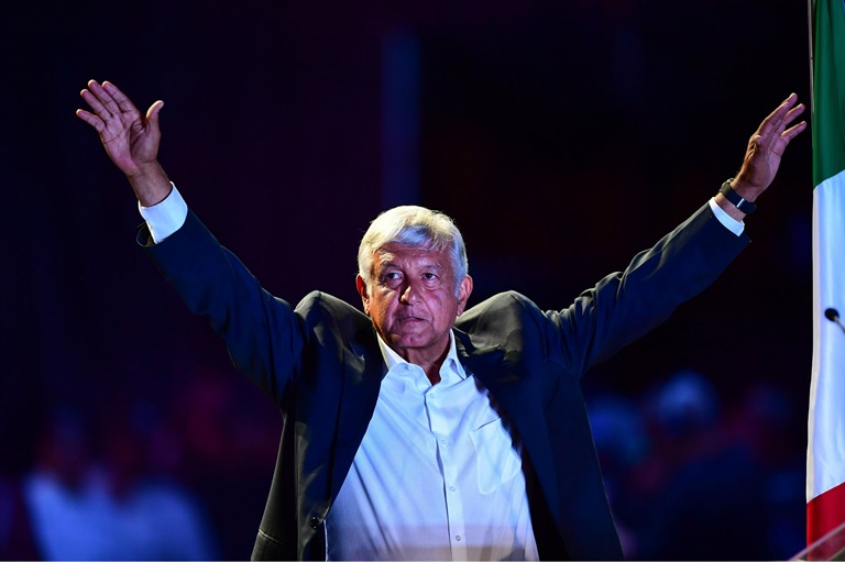 Andrés Manuel López Obrador fue electo presidente de México y lleva la izquierda al poder