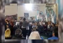Escándalo: un acto de Mariotto en San Miguel terminó a las piñas Escándalo: un acto de Mariotto en San Miguel terminó a las piñas