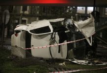 Video: Un auto voló al vacío desde la General Paz sobre Av. del Libertador